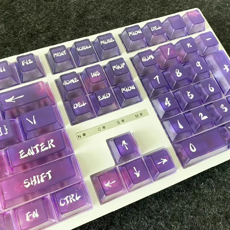Xingsui transparent personalized keycaps DIY customized keyboard accessories original height PC material