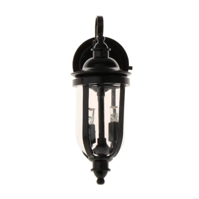 

M3GE 1/12 Dollhouses LED Wall Sconce Miniature Dollhouses Hallway Garden Display Decors