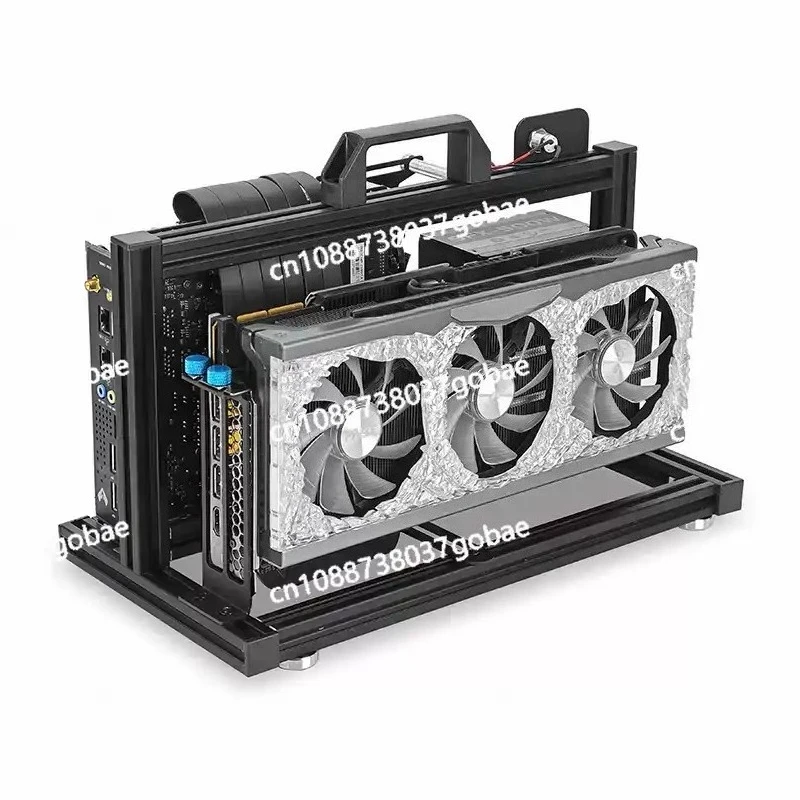 Building Block Chassis Open ITX Main Board Aluminum Frame Back To Back Handle 240 Water-cooled Computer Desktop