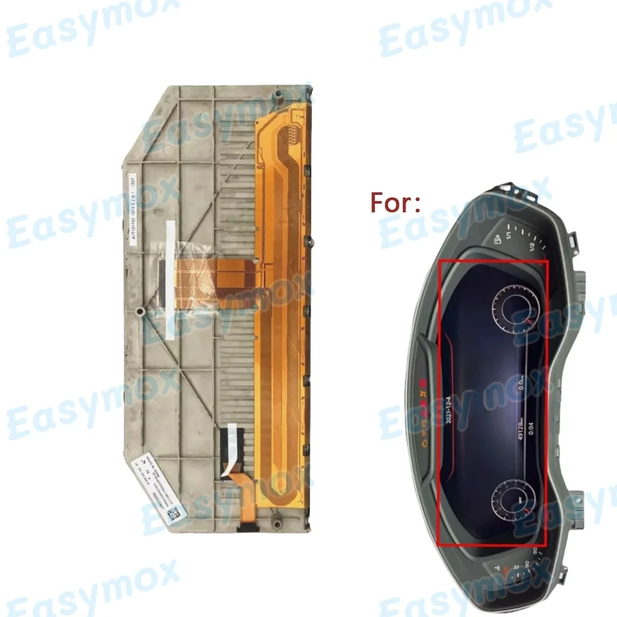 

LAM1233555C 12.3" TFT LCD Display for Audi A3 A4 A5 A6 A7 A8 Q Series 2015-2020 Bosch Car Dashboard Screen 8W5 920 790D