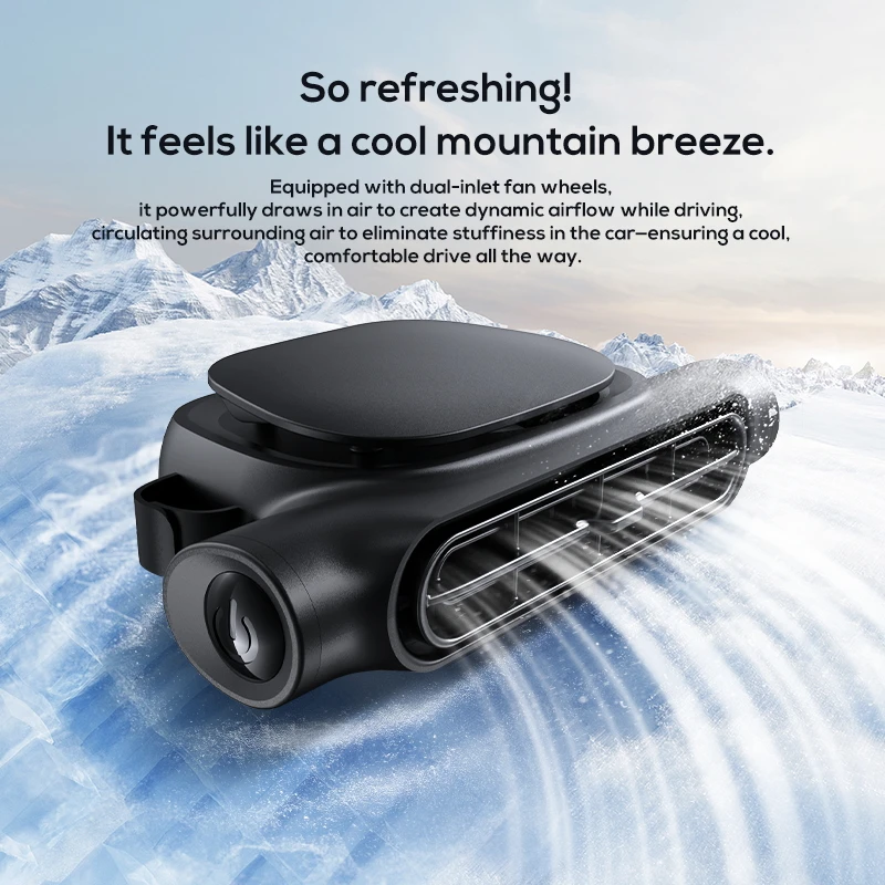 Seat-mounted car fan car cooling fan small car fan turbo plug-in high wind power dual-purpose car electric fan