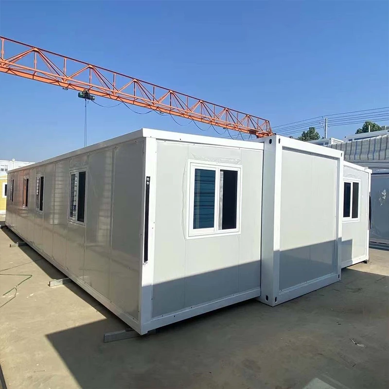 40FT Prefab Modular Luxury Container House Customizable Folding Prefab House Vacation Ready Tiny Home Container Kitchen Bathroom