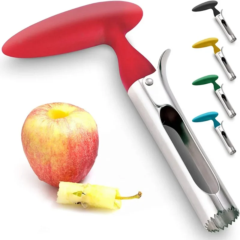 New Stainless Steel Apple Core Cutter Knife Corers Fruit Slicer Multi-function Cutting Vegetable Pear Core Removed Kitchen Tools