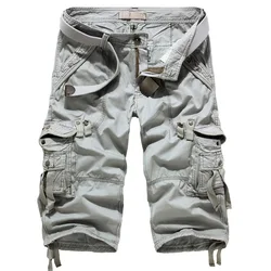 New Brand Men's Military Cargo Shorts Summer Camouflage Loose Cargo Shorts Men Camo Summer Short Pants Homme Cargo Shorts