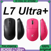 MCHOSE L7 Ultra+ Mouse Wireless Tri-mode PAW3395 8K Rechargable Portable Lightweight Custom PC Esports Laptop Gaming Mice Gift