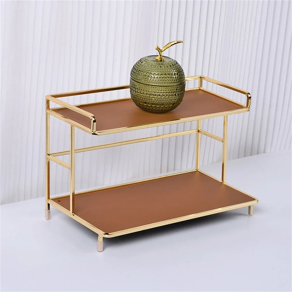 2 Tier Storage Rack Mug Shampoo for Bathroom Furniture Shelf Desk Organizer Multifunction Shelves Locker Toilet Accessories