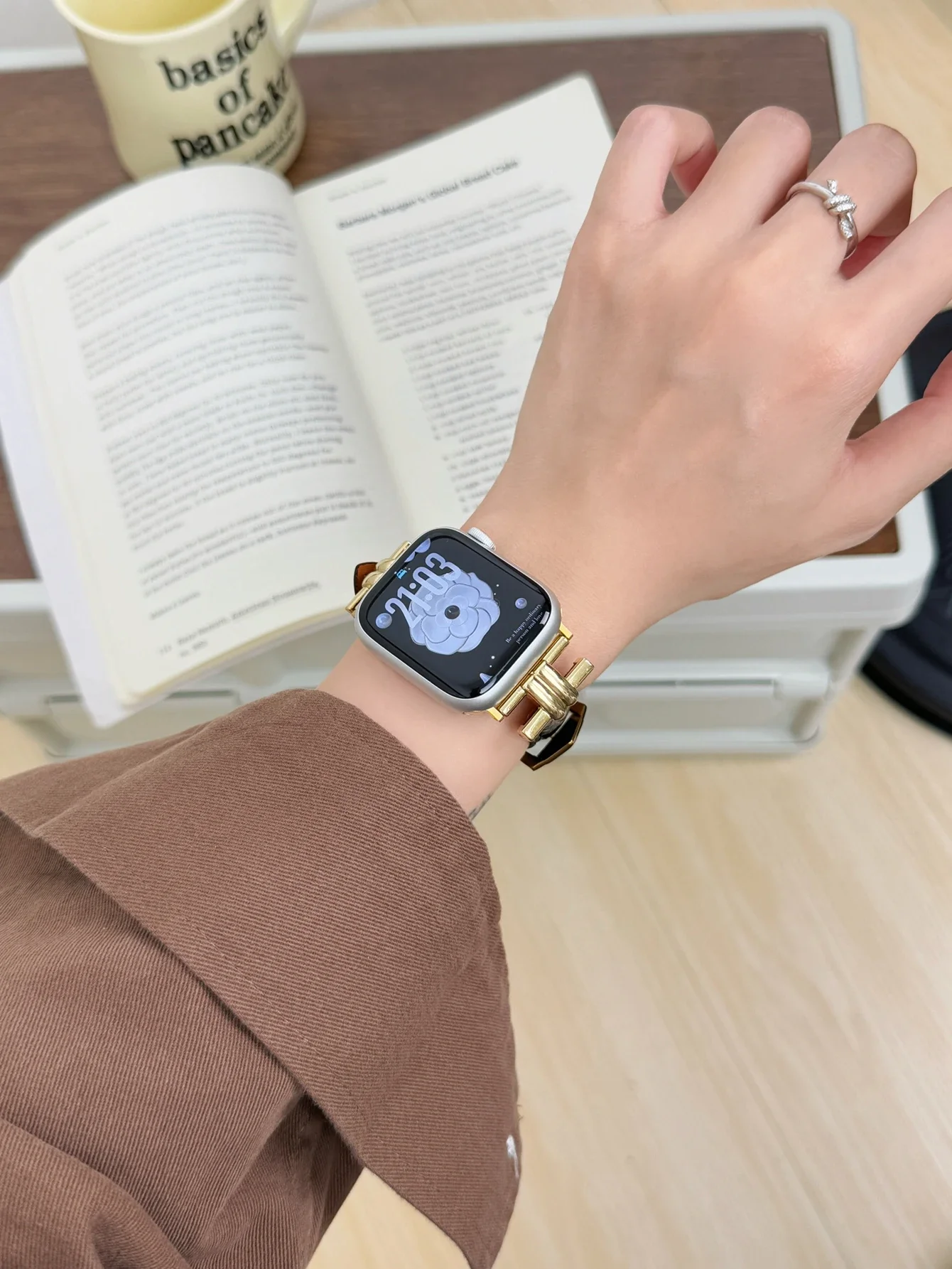 ممتاز حلقة جلدية Correa لسلسلة ساعات أبل الترا 11/10/9/8/7/6/5/4/ 38 مللي متر 40 مللي متر 41 مللي متر 42 مللي متر 44 مللي متر 45 مللي متر 46 مللي متر 49 مللي متر حزام #4