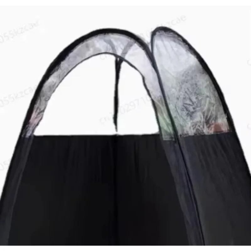 Outdoor Tanning Spray Booth Tent, PVC Clear Privacy Curtain for Changing & Sunless Tanning