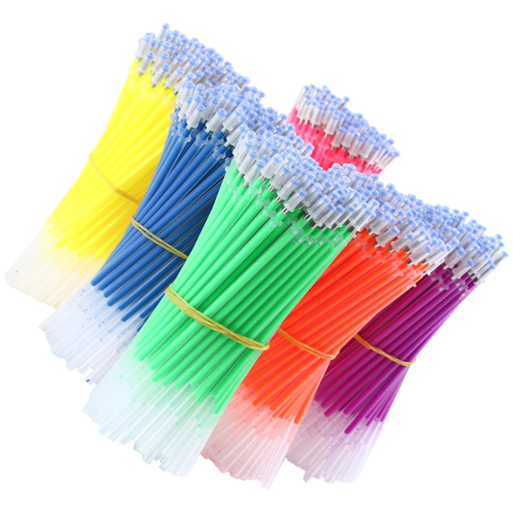

50 Pcs Fluorescent Gel Pen Refills Highlighter Scrapbooking Colour Pencil Replaceable Core Child Colored