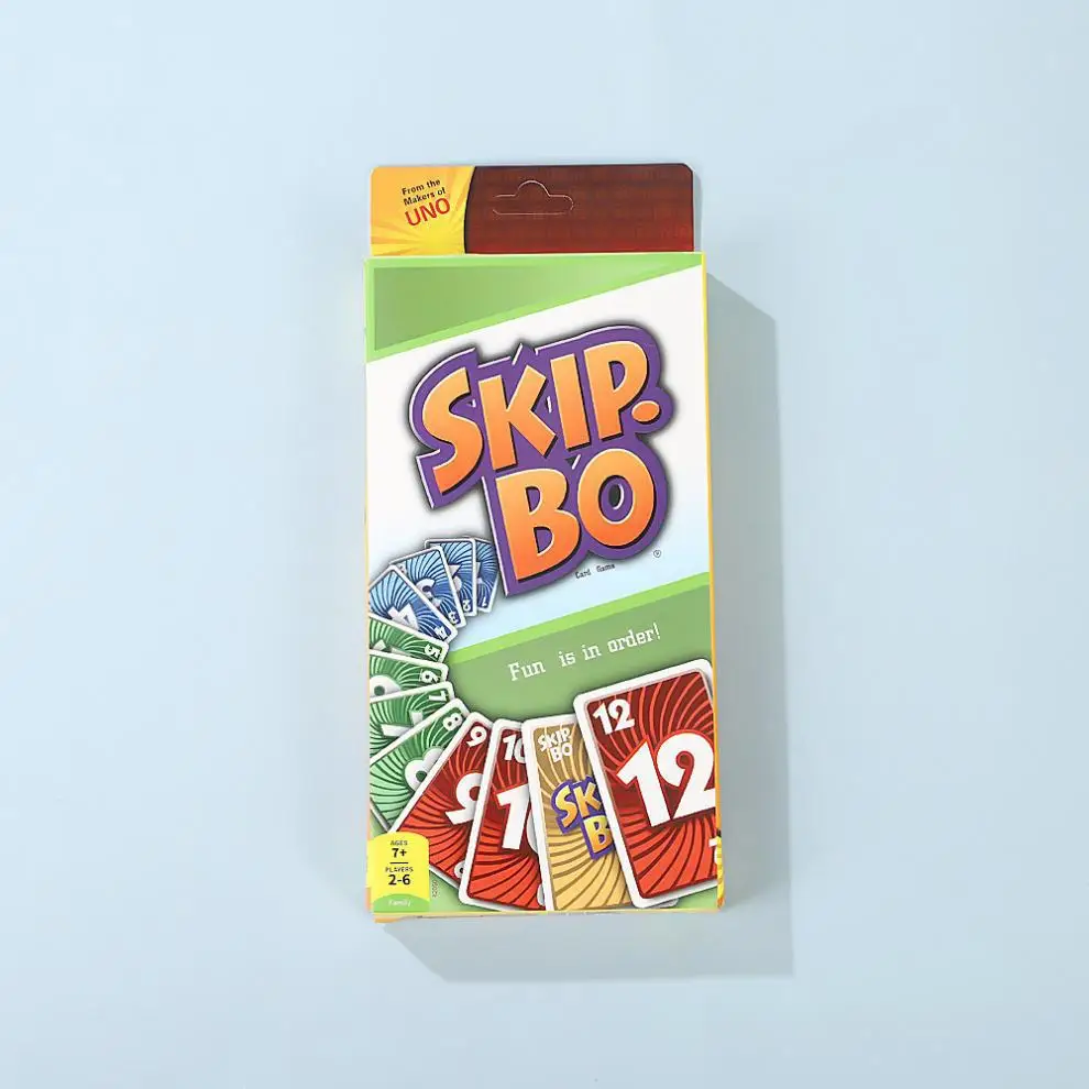 

Mattel Games UNO: SKIP BO Карточная игра Многопользовательская карточная игра Семейные игры для вечеринок Игрушки Детские игрушки