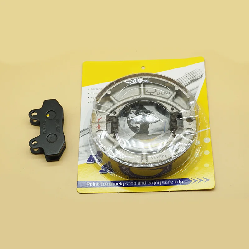 For YAMAHA GV125 Aquilia 2002-2016 RT125 Karion 2002-2006 RX125 2001-2016 Motorcycle Front Brake Pad Rear Brake Shoe Kit Set