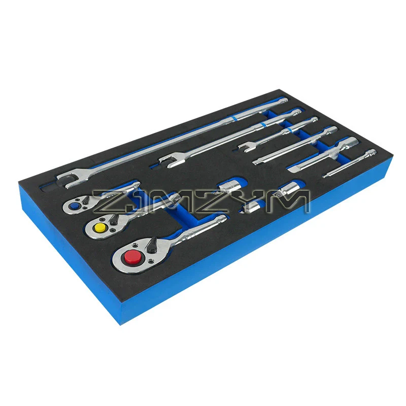 12pcs 72-Tooth Ratchet Wrench Tool Set Quick-Release Reversible Ratchet Socket Wrench Set Extension Wrench