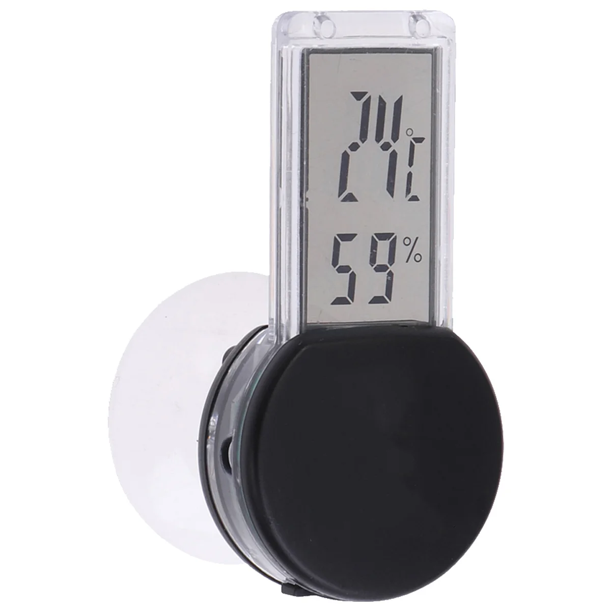 

Portable Digital Temperature and Humidity Meter Thermometer Hygrometer Wall Mount Indoor Home Office Bedroom Black