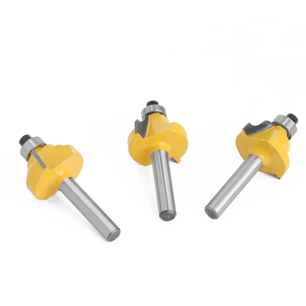 LAVIE 6mm 1/4 Zoll Schaft Holzfräser-Set Profilfräser Roman Ogee Fräser mit Lager Doppelschneidig Holzbearbeitungswerkzeuge MC01062 – Detail 3