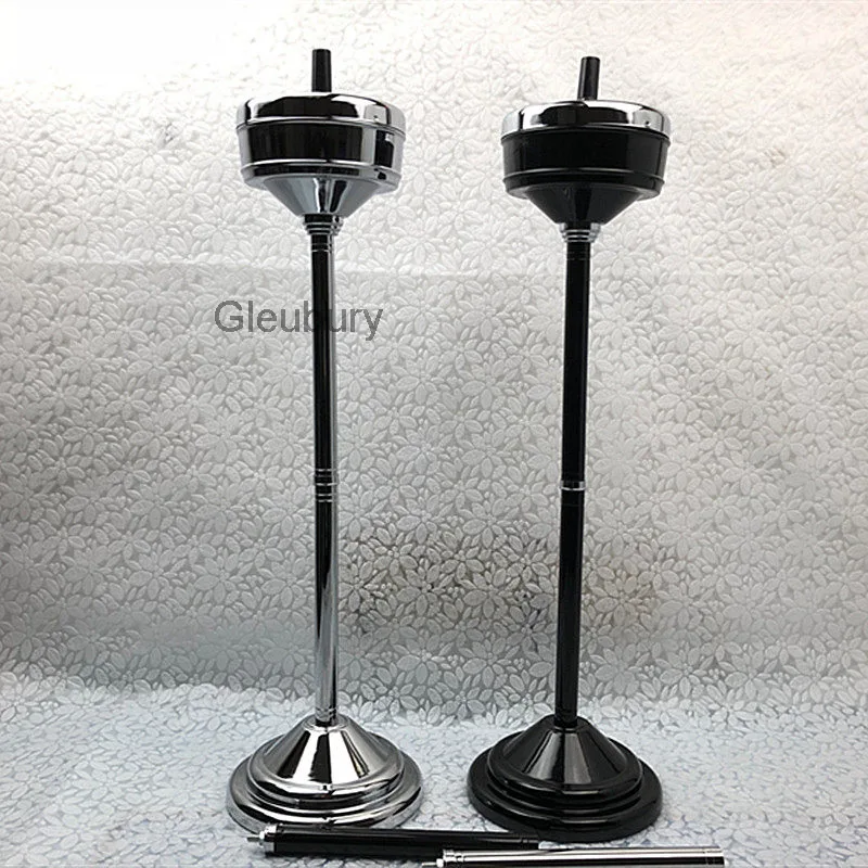 Floor-Standing Bathroom Ashtray Vertical Rotating Lid Personalized Fashion Elevator KTV Toilet Living Room Ashtray
