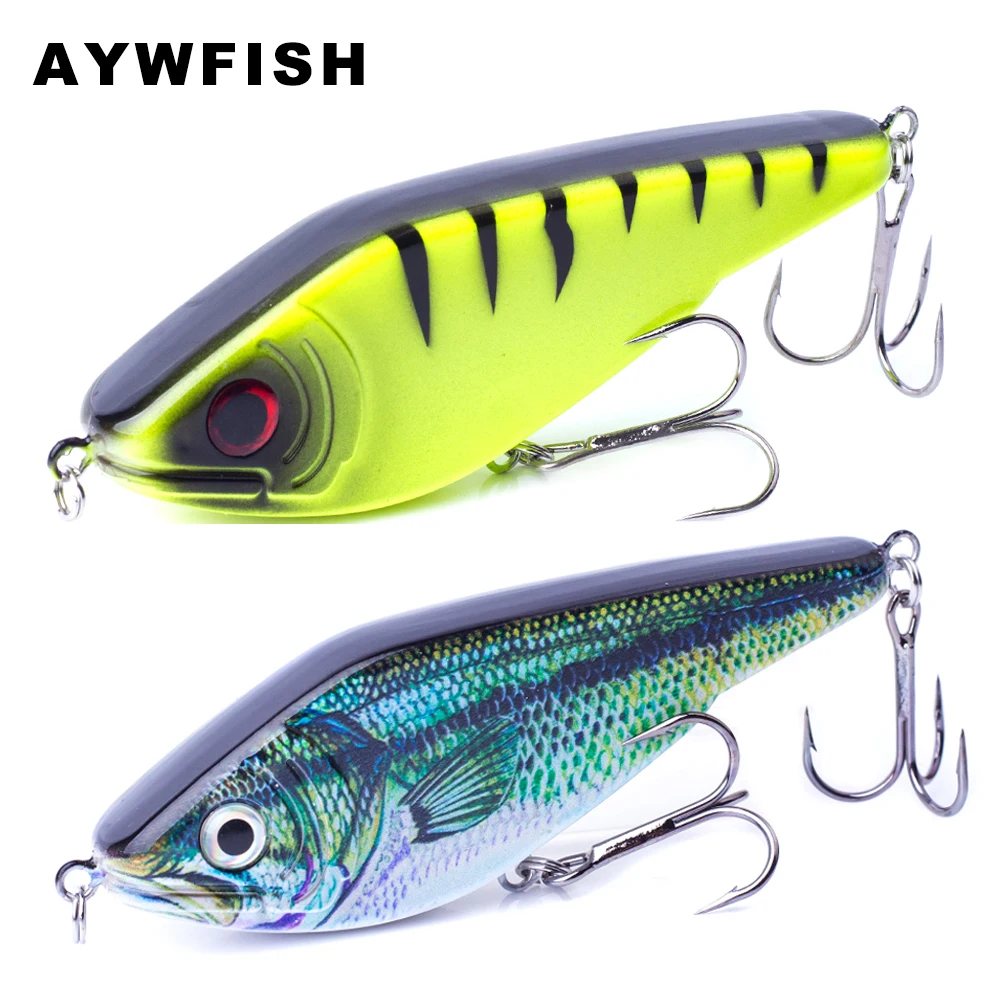 AYWFISH 10CM / 12CM / 15CM Lipless Crankbait Sinking VIB Fishing Lure Hard Artificial Jerk Bait Pike Fishing Wobblers Jerkbait