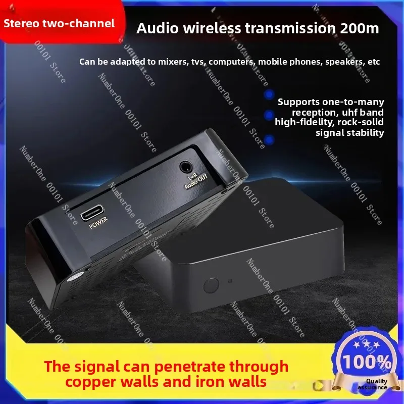 Wireless Audio Transceiver Module, Hi-Fi Stereo Transmission for Home Studio Mixer Speaker Systems