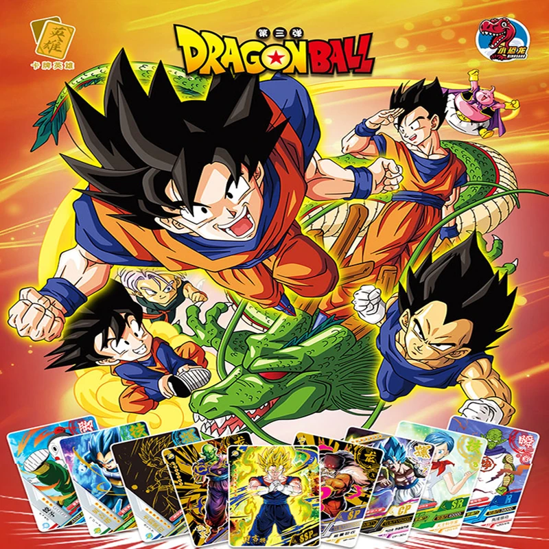 Dragon Ball Z Collection Cards Box Booster Super Heroes Classic Edition Board Playing Games Carts Anime Gift Table