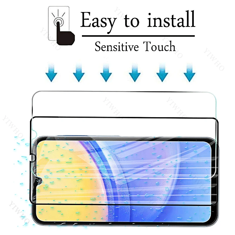 Protective Glass for Samsung Galaxy A15 5G 4G Screen Protector Camera Lens Tempered Glass Full Coverage Protective Film A 15