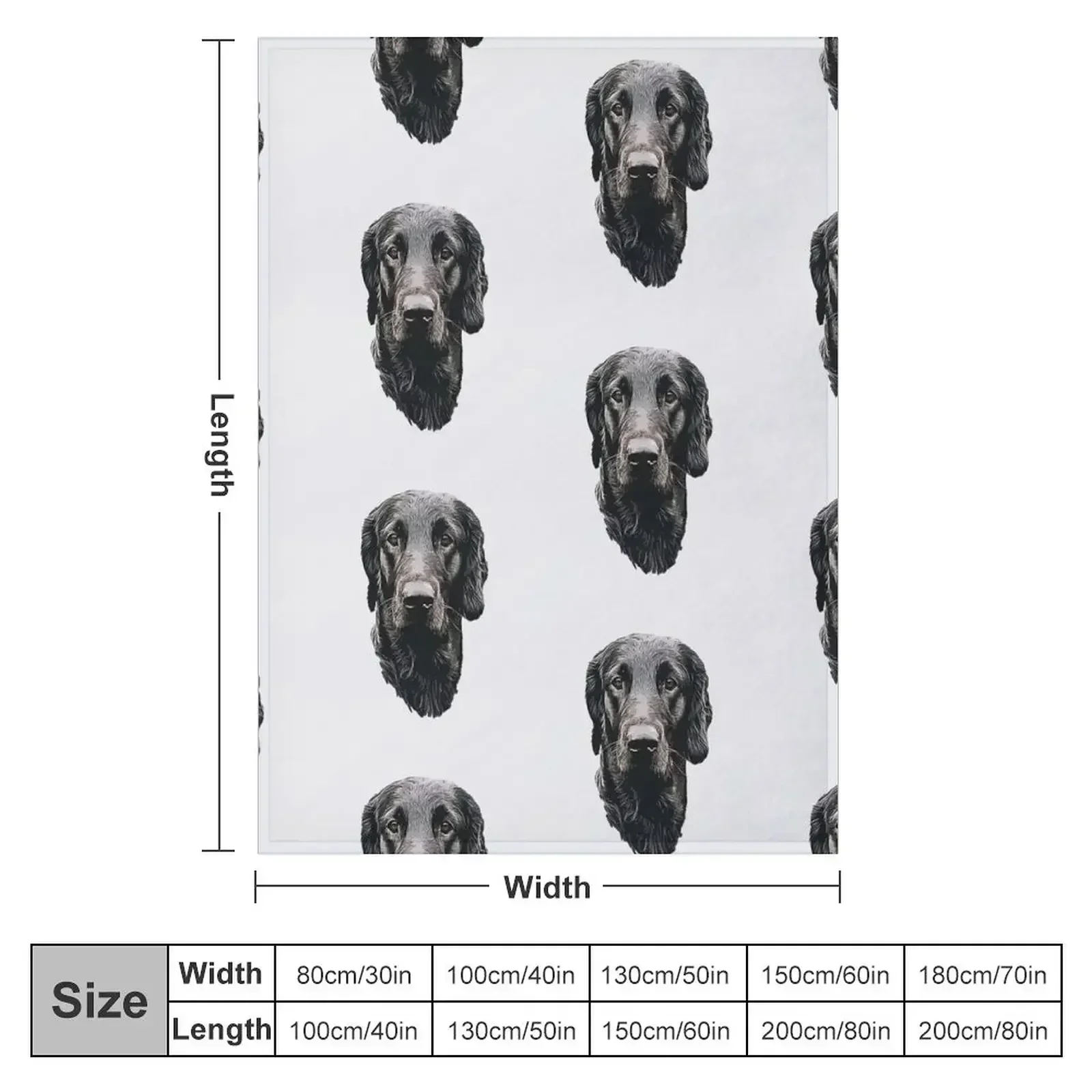 Flat Coated Retriever - Stunning Dog! Throw Blanket sofa bed Sofas Comforter Blankets Sofas Of Decoration Blankets