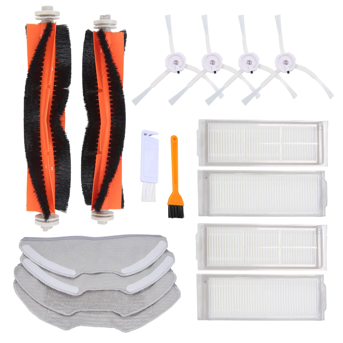 샤오미 미 로봇 진공 걸레 2 라이트 프로 MJSTL MJST1SHW 로봇 진공 예비 부품 메인 사이드 브러시 헤파 필터