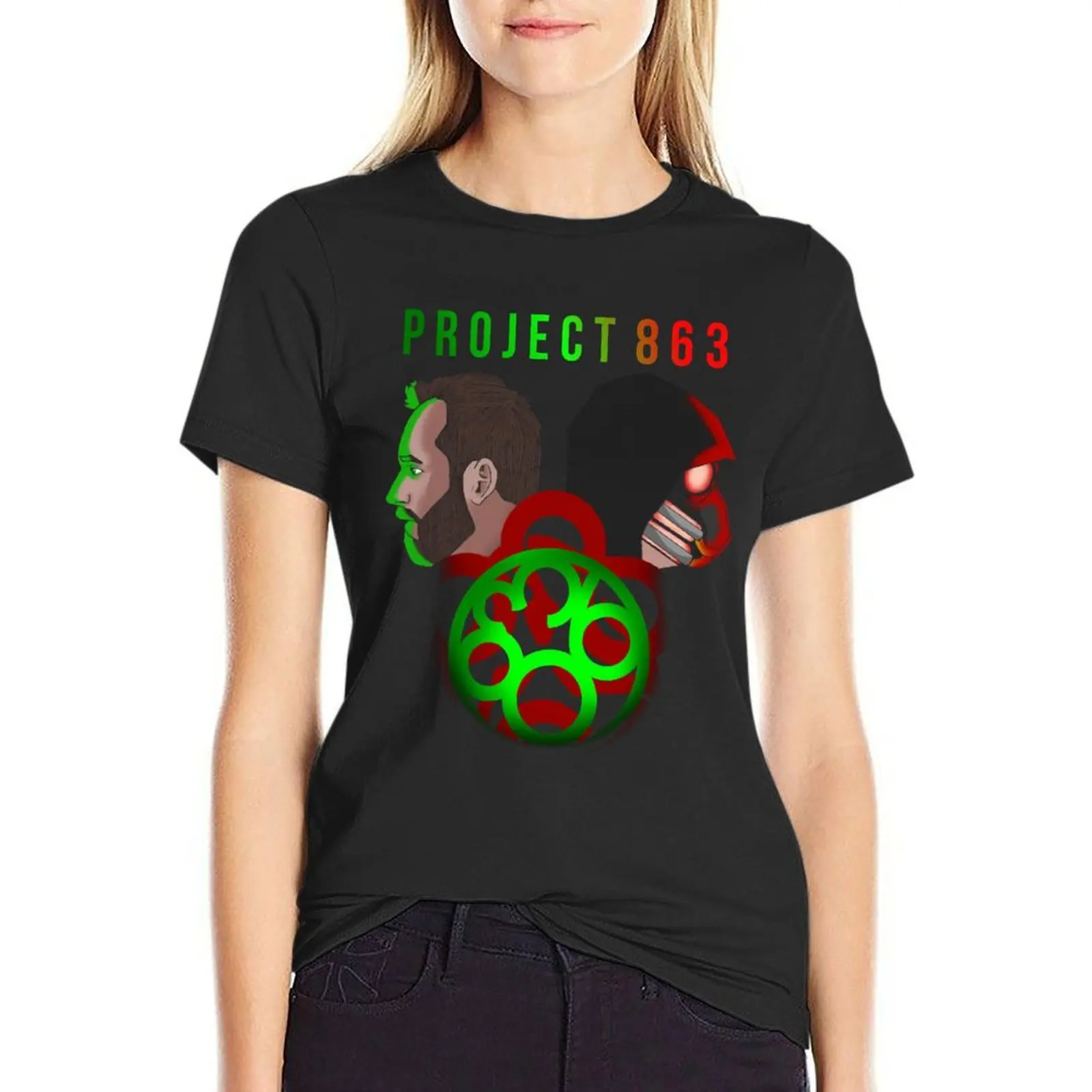 

PROJECT 863 T-Shirt plain hippie clothes new edition quick-drying Women's clothing
