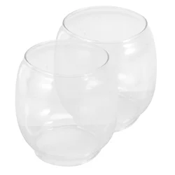 Glass Lamp Chimney Transparent Glass Lamp Shade Vintage Oil Lamps Globe Curvy Lantern Covers Hand Blown Round Camping Hurricane