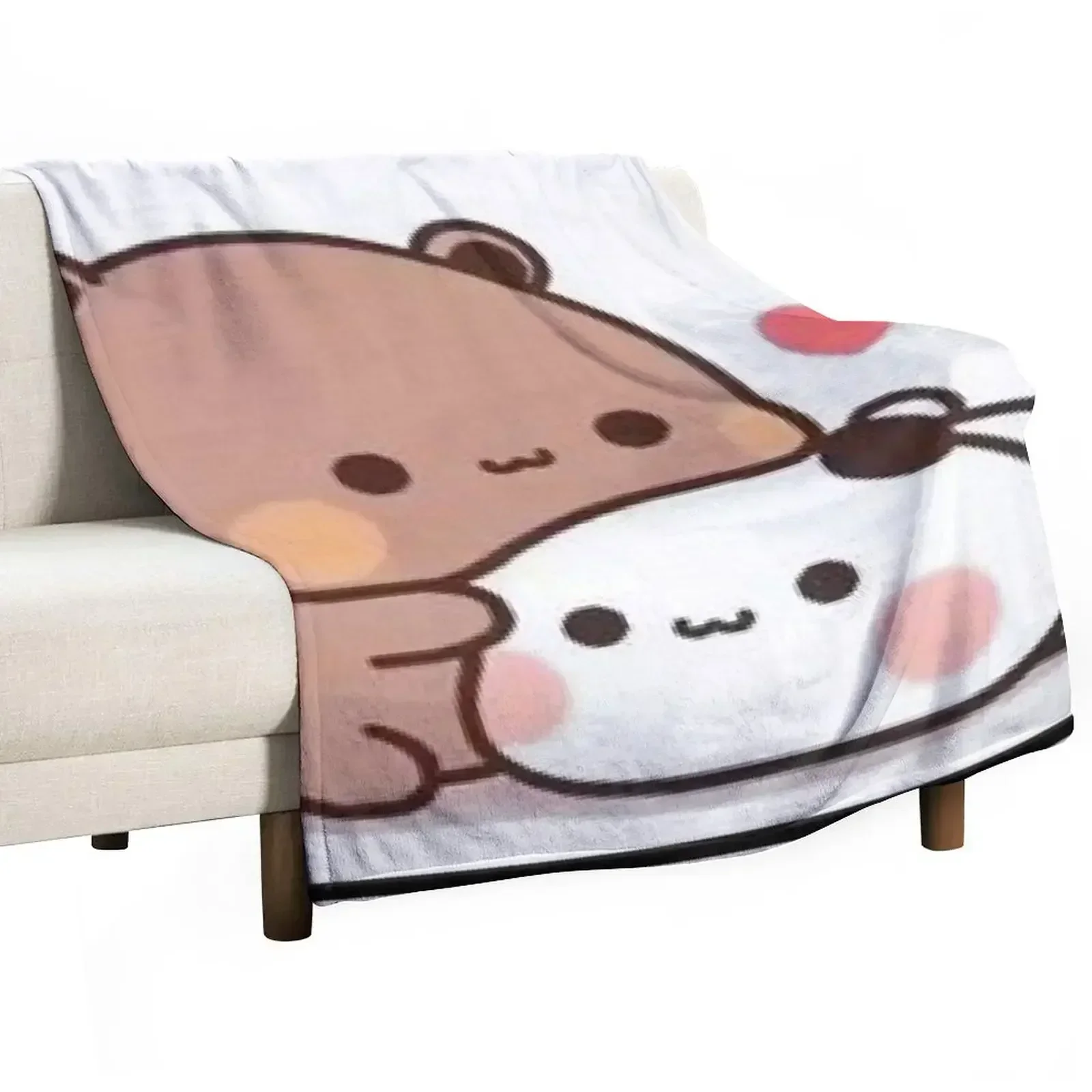 Milk and Mocha Together Throw Blanket Sofa Quilt Summer Blankets