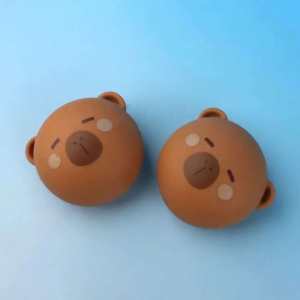 Jouet à presser Capybara en silicone pour enfants, style japonais, style chinois, animal de décompression, gâteau doux détendu, nourriture, 1 pièce