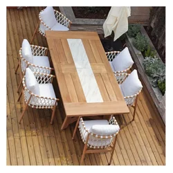 Drewniane zestawy patio ogrodowe
