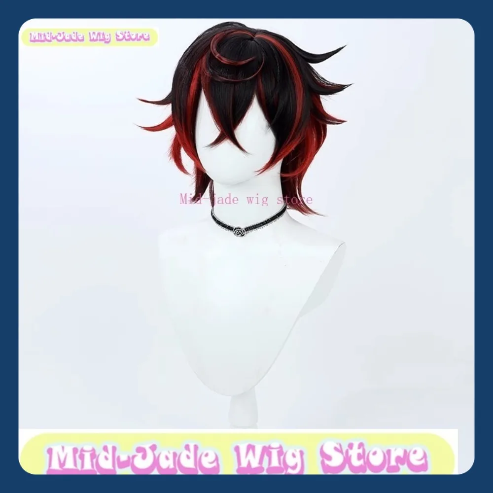 Mid-jade Wig Store Kuro K9 Cosplay Wig Anime Game Role-playing Halloween Party Synthetic Wig