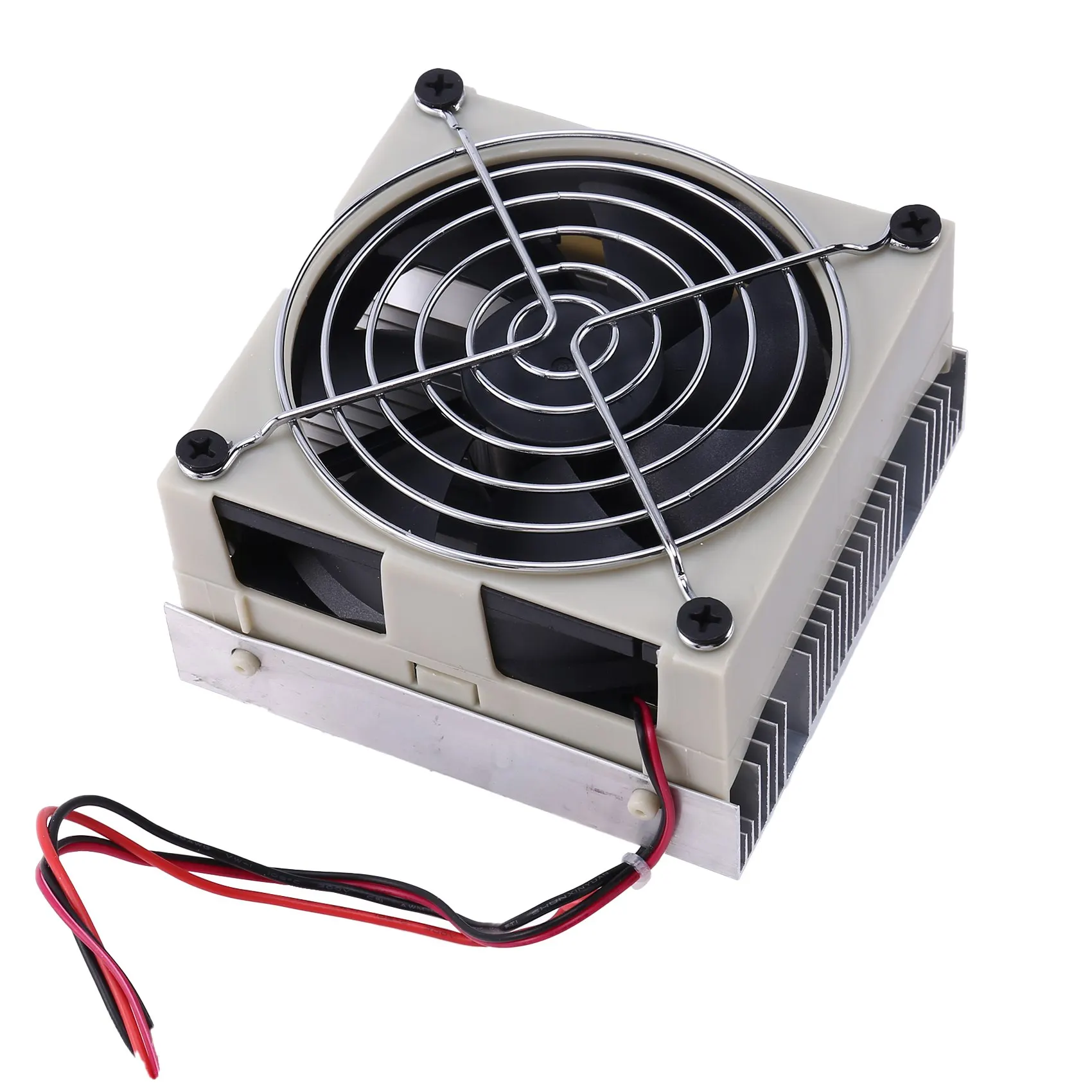 Diy sistema de refrigeração termoelétrico semicondutor kit sistema refrigeração dissipador calor peltier cooler para 10l água