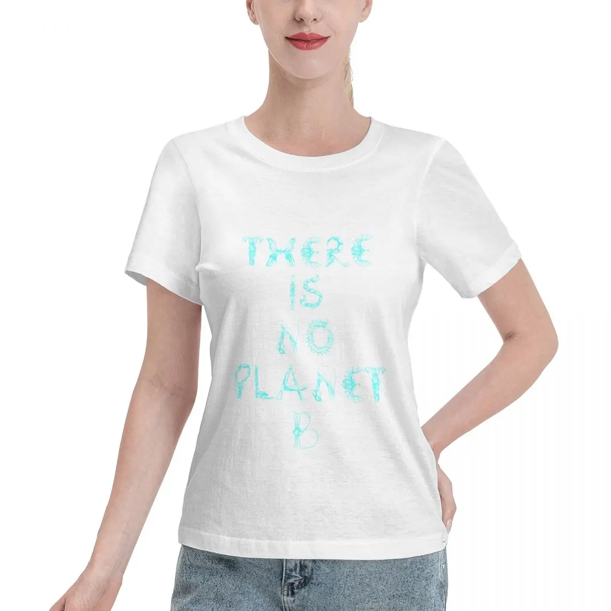 Autumn Inner PLANET B 32 Women's T-shirt Loose 100% Cotton T Shirt
