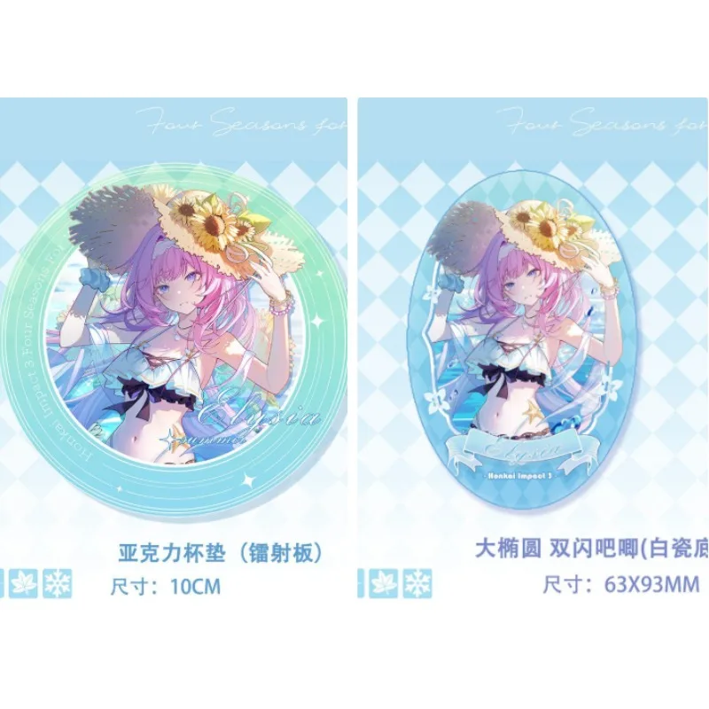 

Cosplay Honkai: Star Rail Elysia Cosplay Photo Card Tarot Cards Postcard Acrylic Color Paper Anime Xmas Gift Set Collection