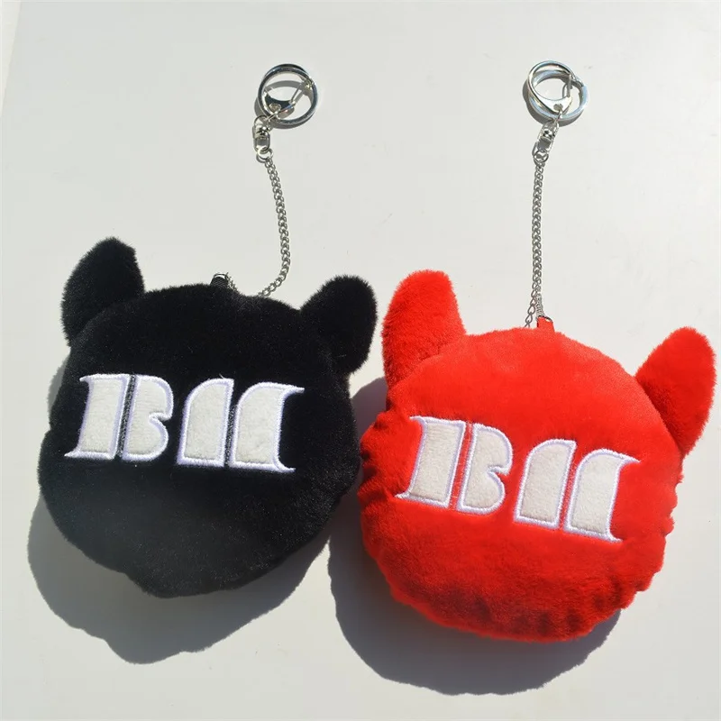 Kpop BN كلمة جولة رامي أهيون سلاسل المفاتيح الصغيرة القطيفة رورا فاريتا عملة أكياس حامل بطاقة للنساء الفتيات الهدايا