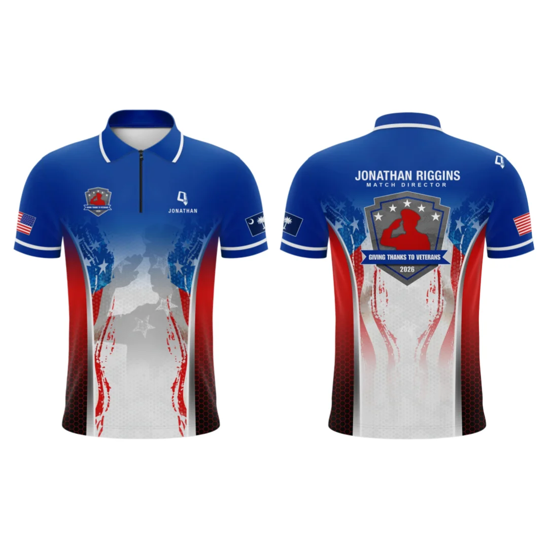 2026 IDPA Championship Tactical Shooting Zipper Polo Shirt Short Sleeve Competition Sportswear Outdoor Casual Family Matching