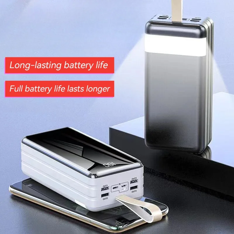 Fast Charging Mobile Power Supply Mobile Phone Accessories Backup Power Supply 60000mAh Power Bank Large Capacity