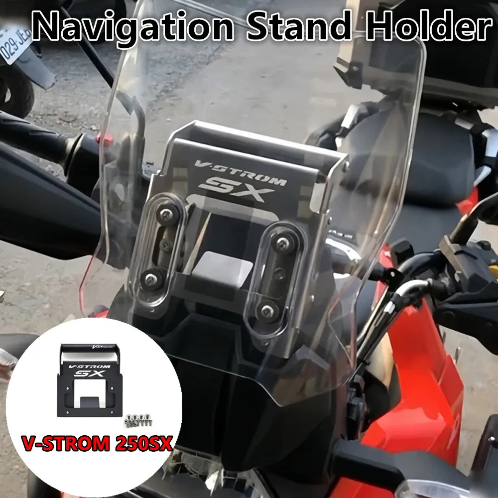 FOR V-STROM 250SX 2022-2025 Mobile Phone GPS Plate Bracket Motorcycle Stand Holder Phone Navigation Bracket Fit V-STROM 250SX