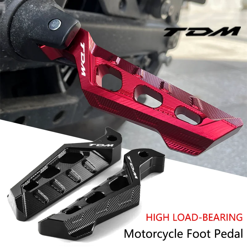 For Yamaha TDM 850 1991-2001 TDM 900 2002-2013 Motorcycle Accessories CNC Rear Passenger Footrest Foot Rest Pegs Rear Pedals