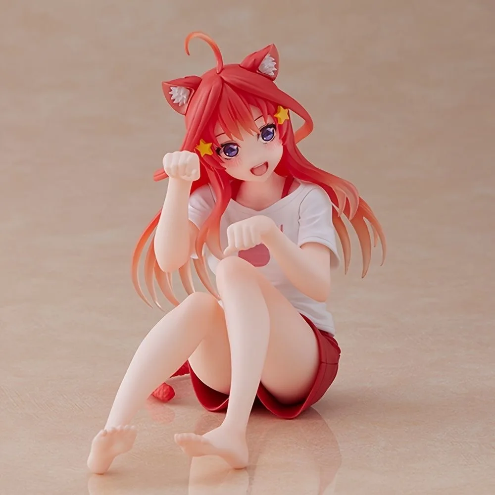 

The Quintessential Quintuplets 12CM Action Figure Cos Cat Nakano Ichika Nino Miku Yotsuba Itsuki Doll Anime Figures Model Toys