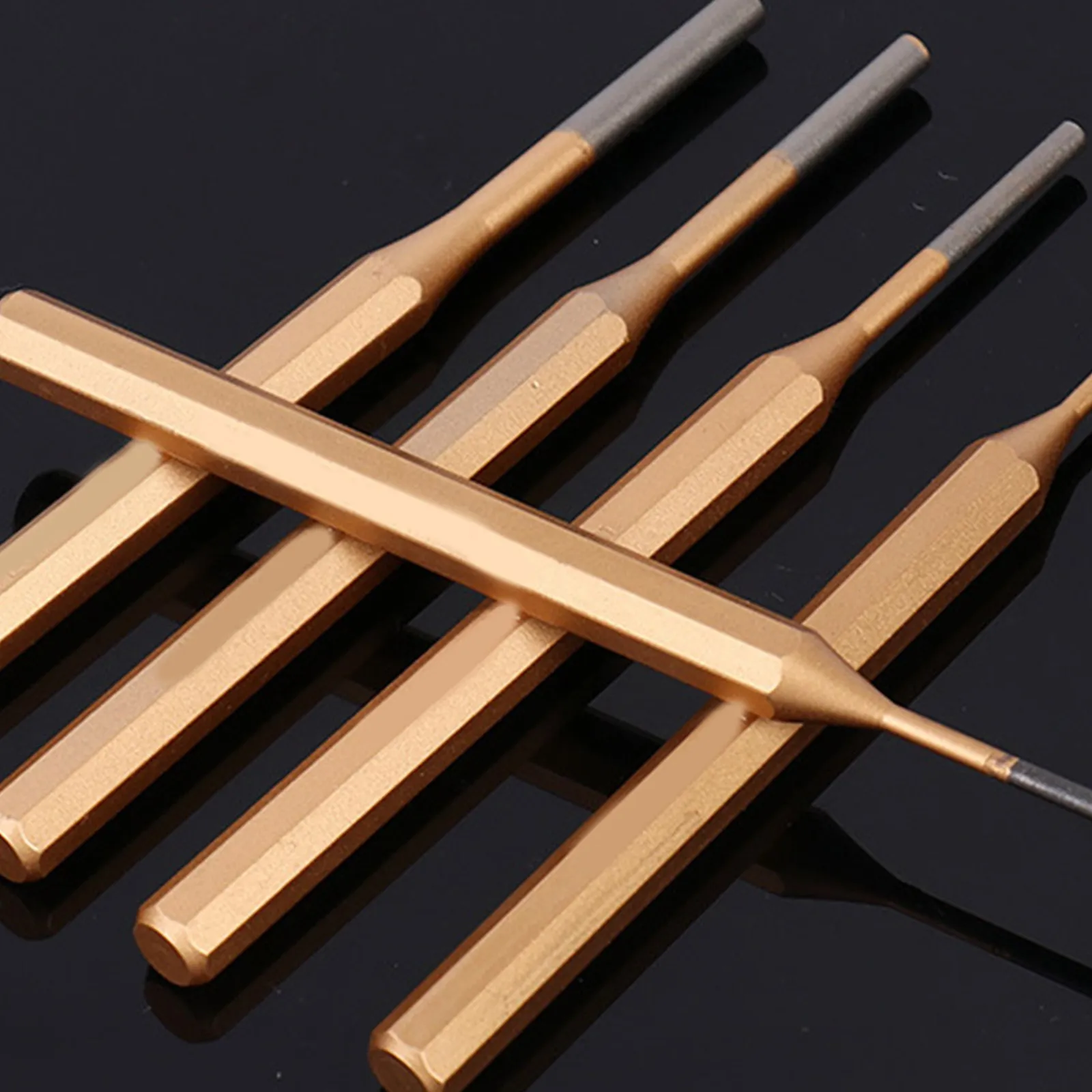 6pcs Set Automotive Roll Pin Punch Set High Carbon Steel Assorted Sizes For Automotive Repair Tools Roll Pin Punch Kit