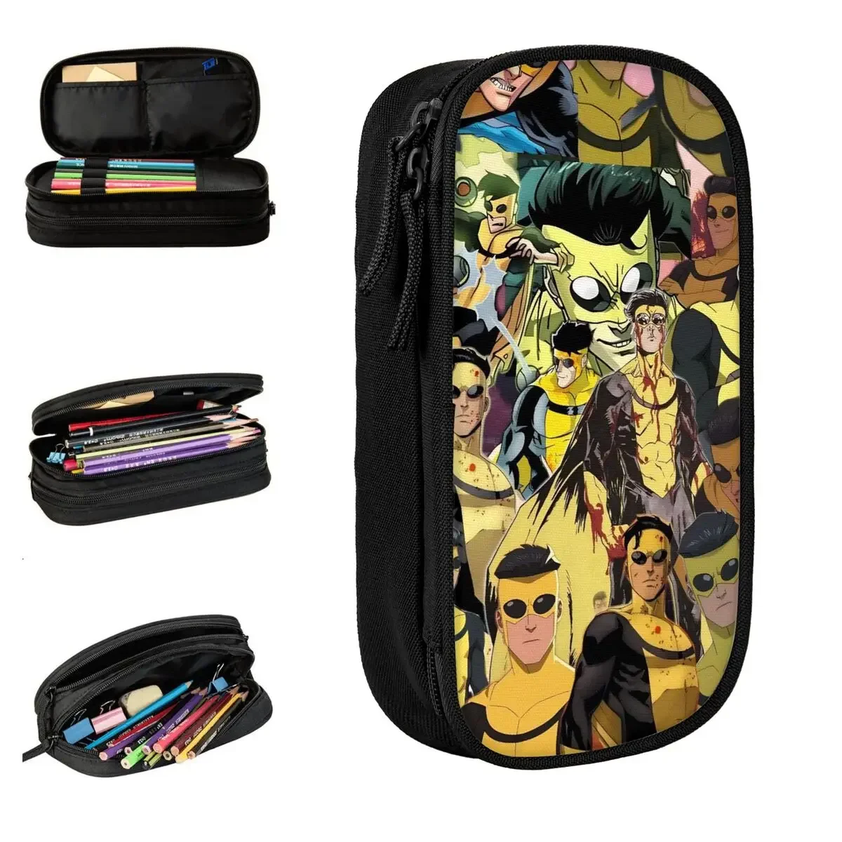 Invincible Mark Grayson Pencil Case Pencilcases Pen Holder for Girl Boy Big Capacity Bags Students School Cosmetic Stationery