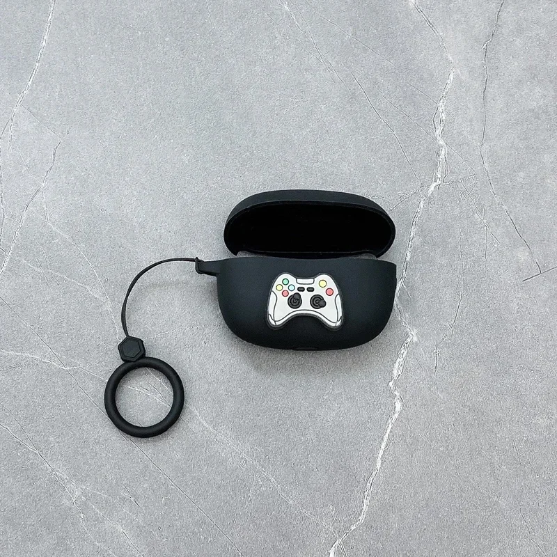 حافظة كرتون سيليكون لـ OPPO Enco R3 ، غطاء سماعة أذن لاسلكية ، حافظة مضحكة