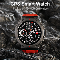 2025 NEW GPS Smart Watch Men Compass Altimeter Barometric 60 Days Battery 5ATM IP69K Waterproof AMOLED Bluetooth Call
