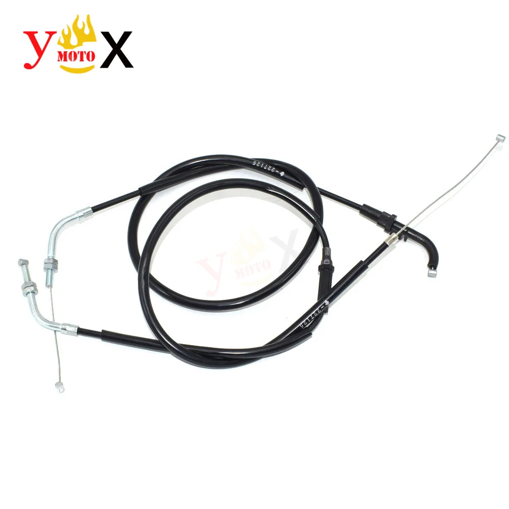Z250 SL Motorcycle Accelerator Push/Pull Throttle Cable Wire Lines For Kawasaki Ninja 250SL Z250SL