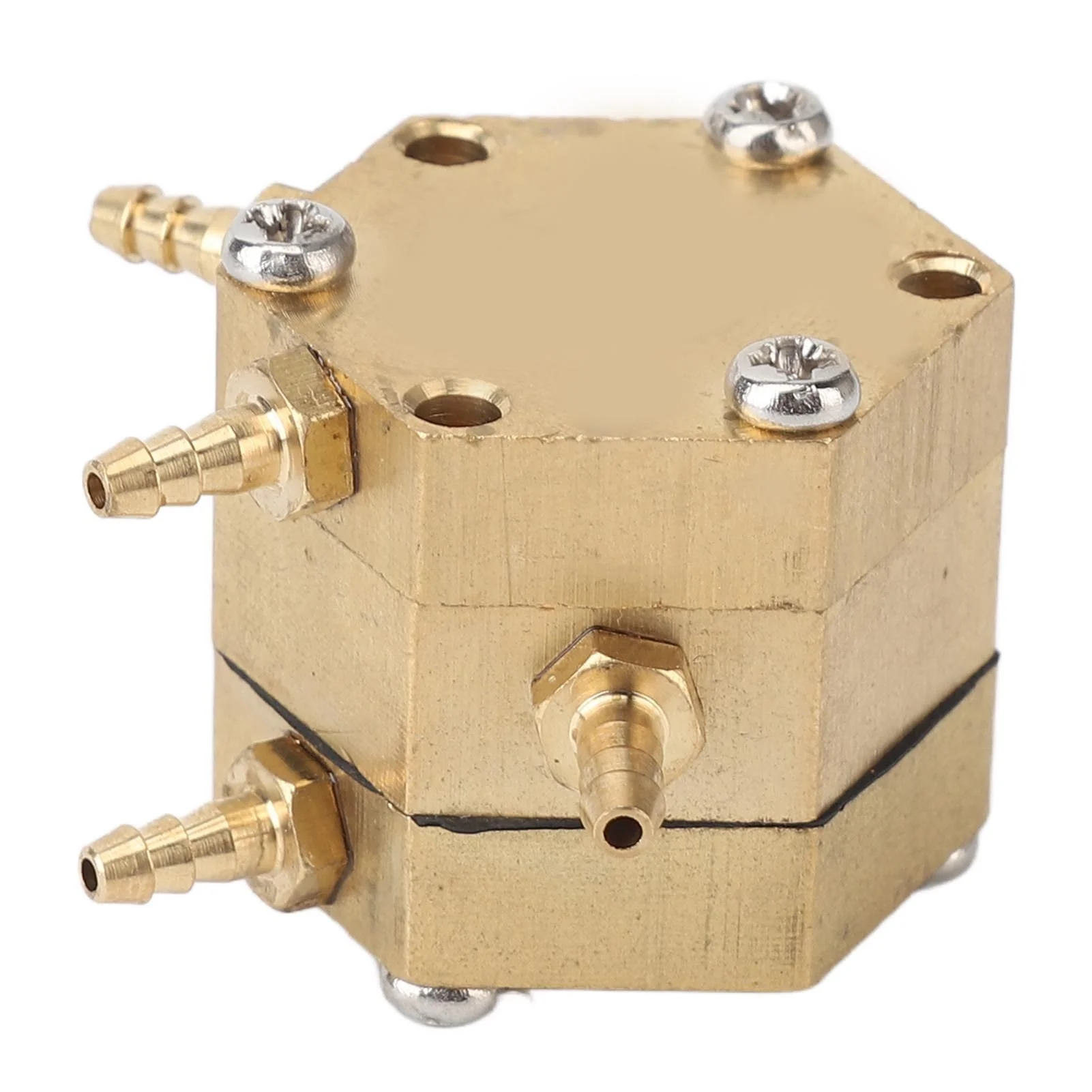3mm Hexagonal Dental Water Pressure Regulator High Passability Copper Dental Water Valve for Dental Chairs