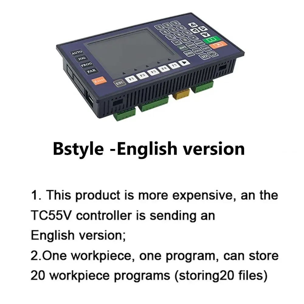 TC55V 1/2/3/4 Axis USB Motion controller  System Motion adjustable speed For CNC Milling Machine Programmable CNC Controller