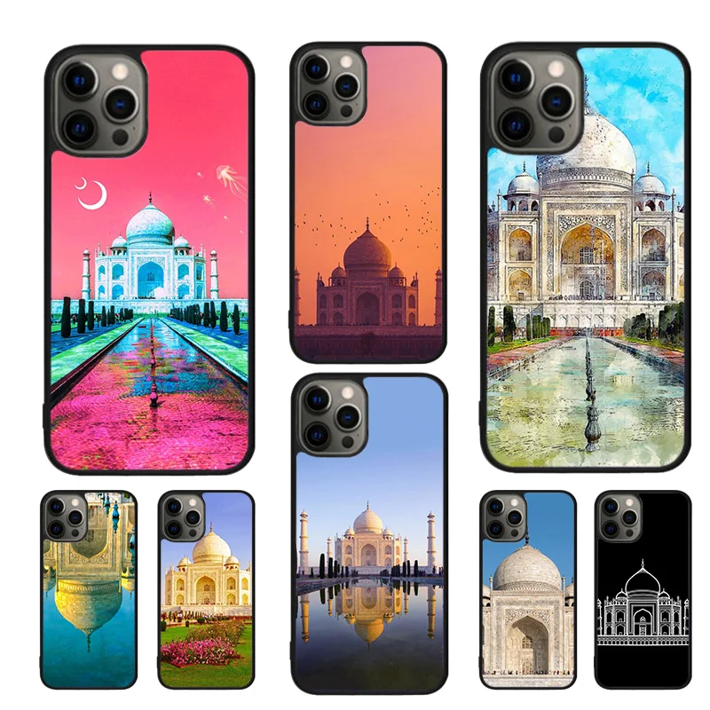 Phone Case For Apple iPhone 16 15 12 13 11 14 Pro Max 8 6S 6 Mini 7 Plus 12mini 13mini Taj Mahal India Mausoleum