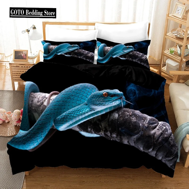 

Bedding Set Adults Children Winter Duvet Cover Sets Kids,twin Full Queen King Bedroom Set Home Textile Housse De Couette Snake