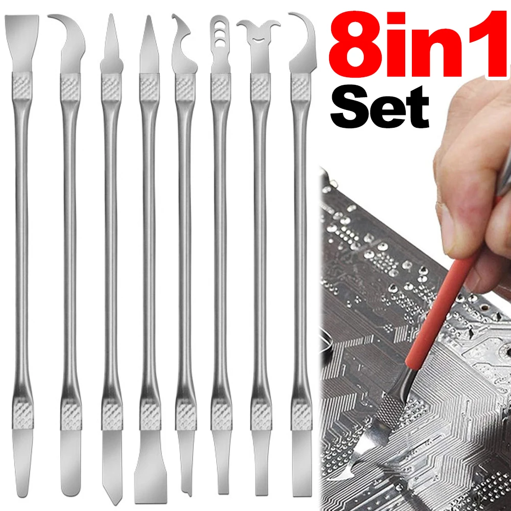 

Professional Opening Pry Tool Repair Kit Metal CPU Glue Remover Knife Ultra Thin IC Chip Repair Thin Blade for Phone Tablet LCD